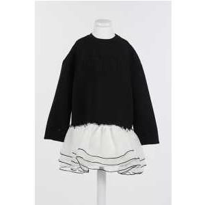 DRESS - BIC.NERO/OFF WHITE