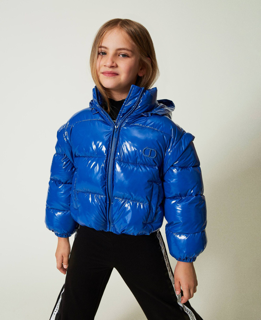 SHORT PADDED JACKET - SURF