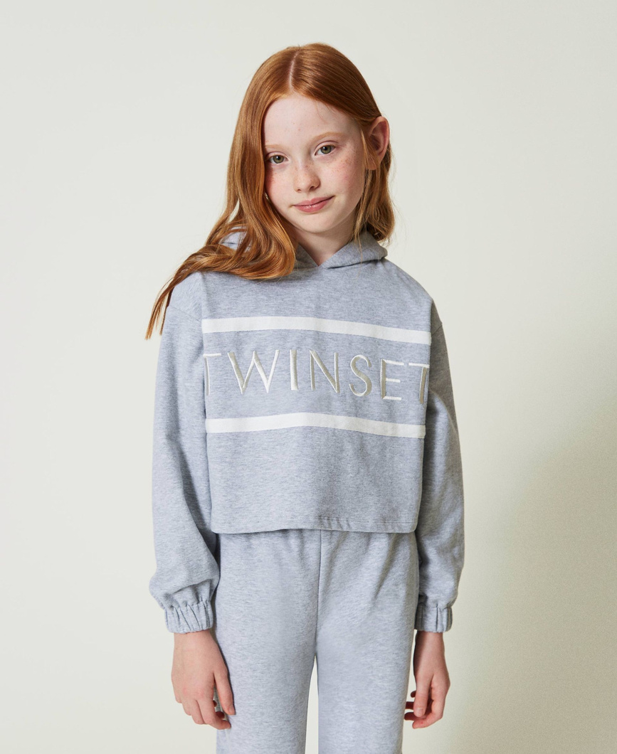 SWEATSHIRT - GRIGIO MELANGE CHIARO