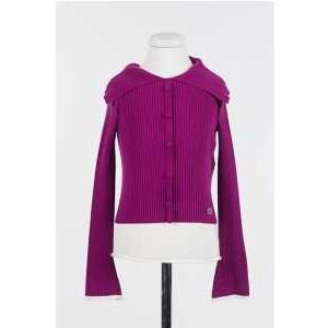 JUMPER - BIC.MAGENTA PURPLE/OFF WHITE