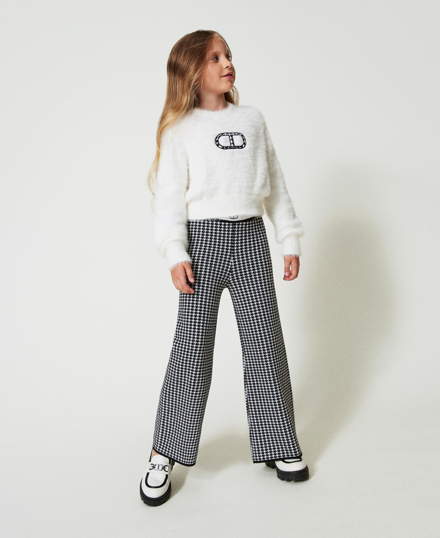 PANTS - BIC.OFF WHITE/NERO
