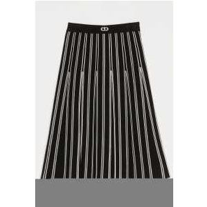 SKIRT - BIC.NERO/OFF WHITE