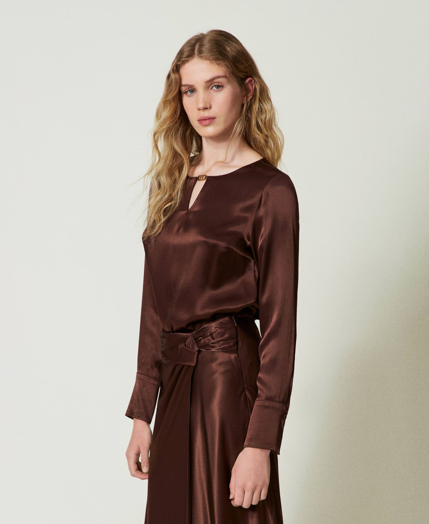 BLOUSE - CIOCCOLATO