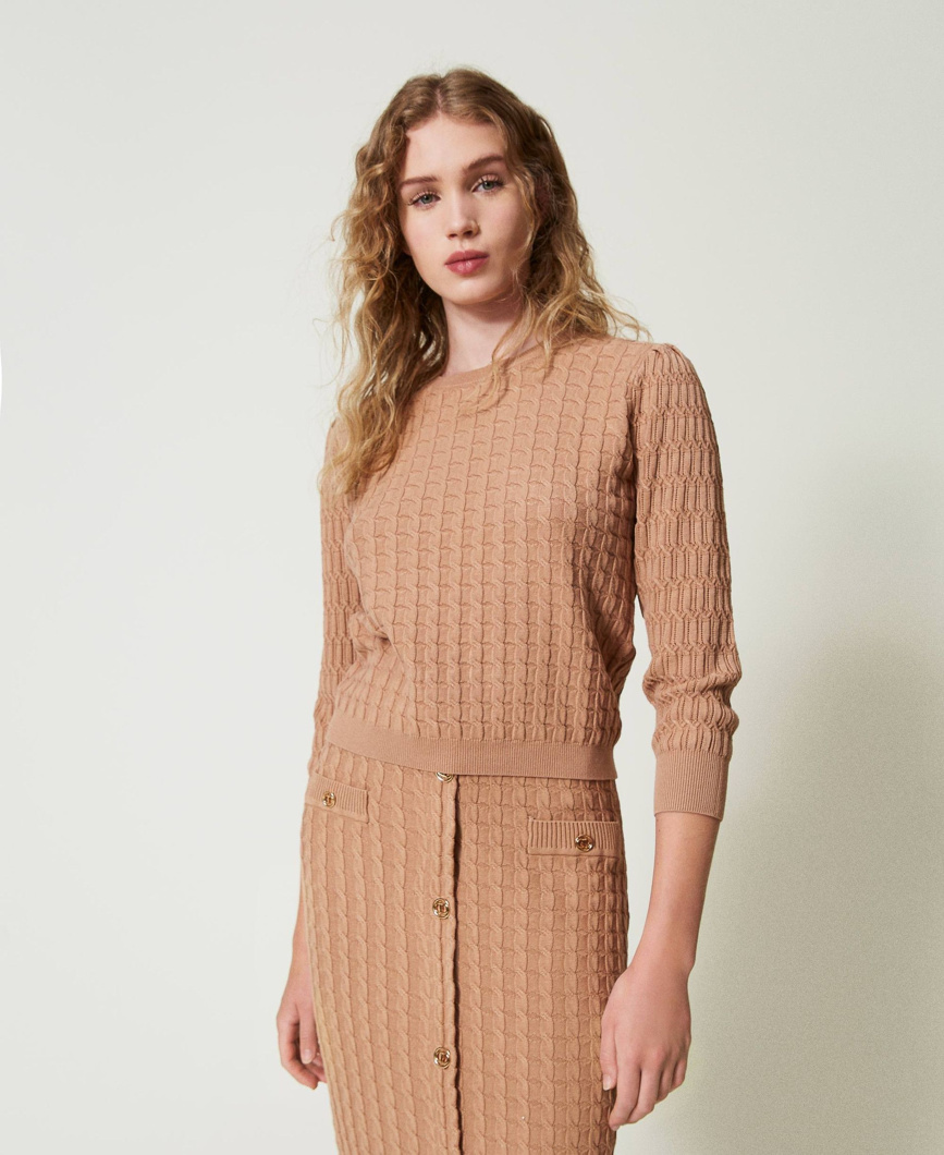 PULLOVER - SANDY BROWN
