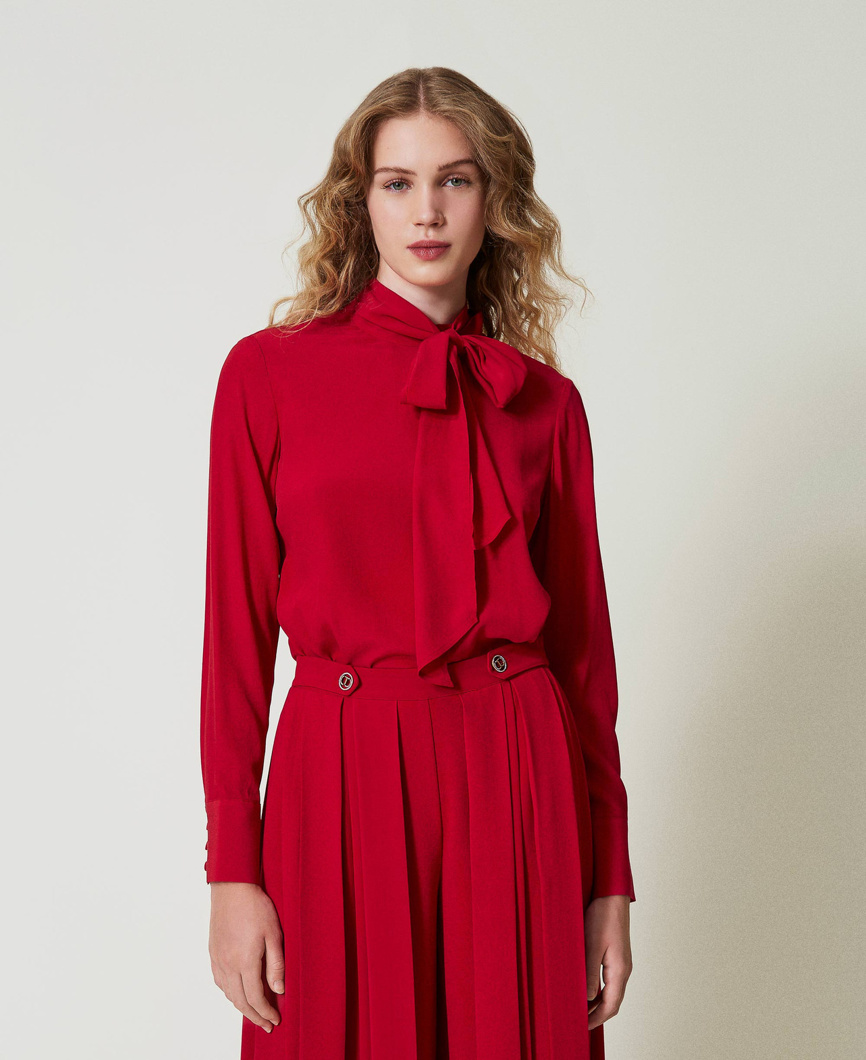 BLOUSE - PLUM WINE