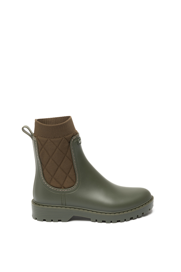 ANKLE BOOTS - OLIVE/BLK