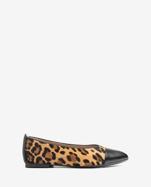 BALLET FLATS - FANGO/BLK