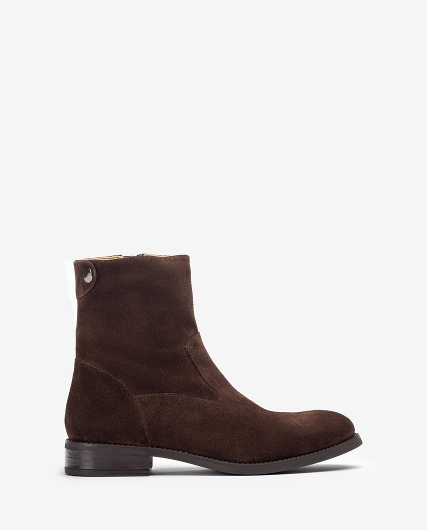 ANKLE BOOTS - MID BROWN