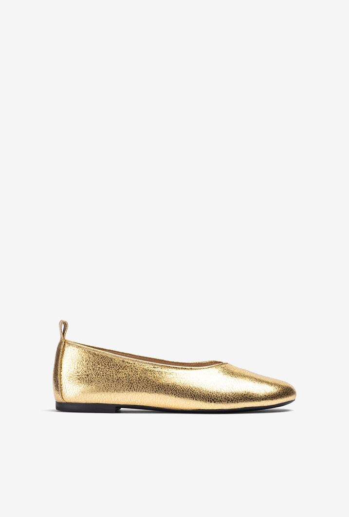 BALLET FLATS - GOLD