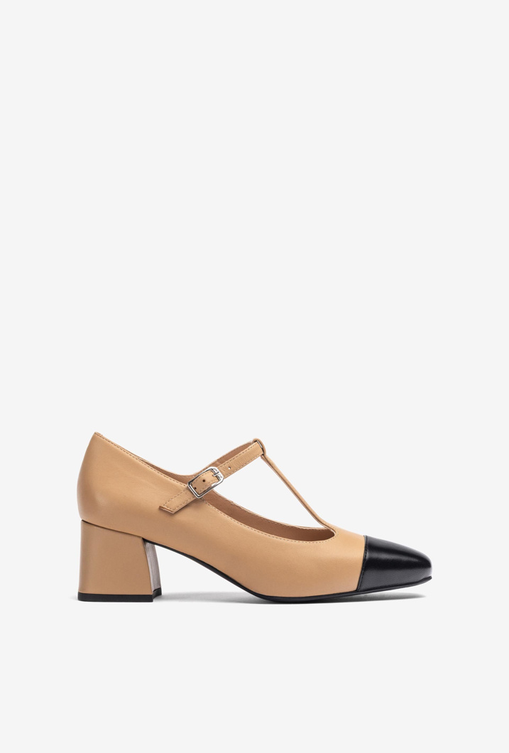 HIGH HEELS - OAT/BLK