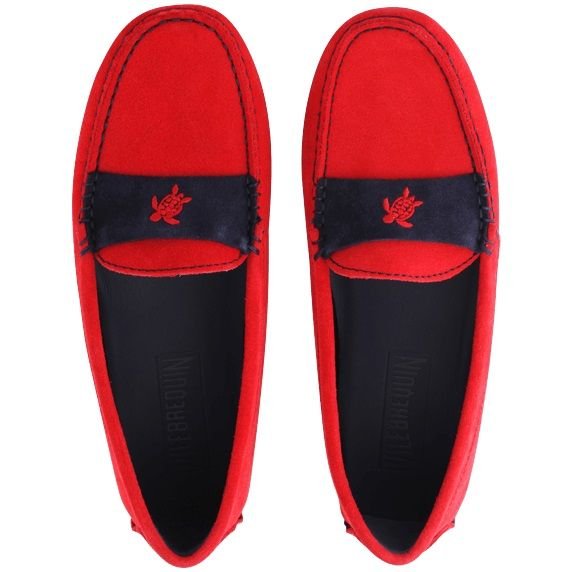 MOCASSINS - ROUGE LAQUE