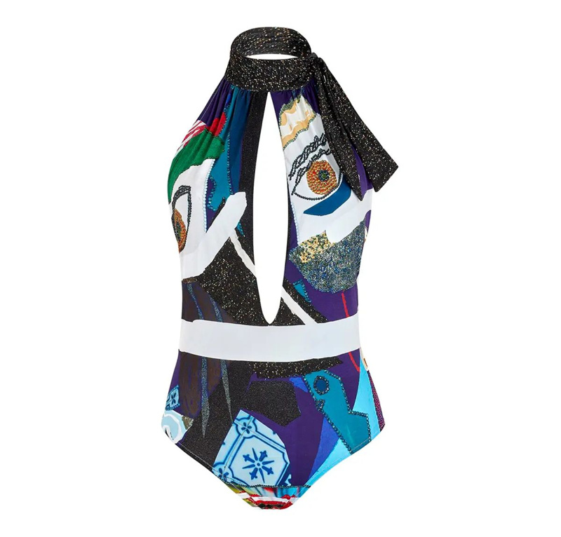 SWIMSUIT - PURPLE BLUE