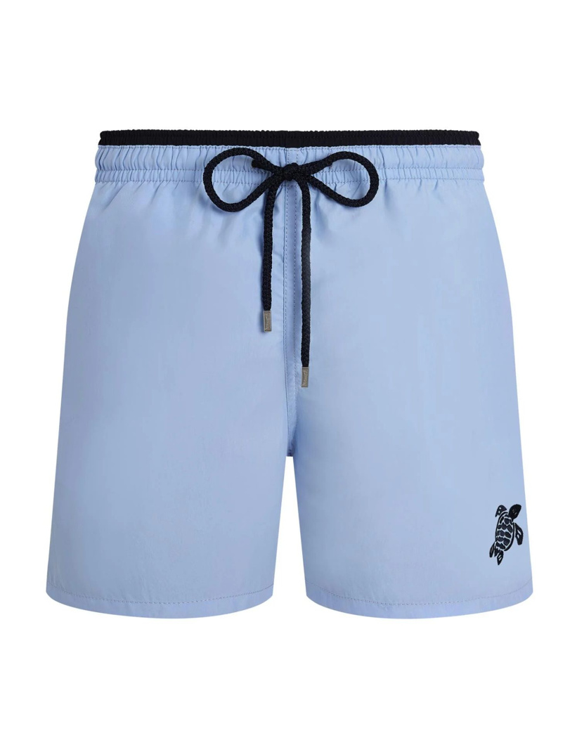 SWIM SHORTS - MARINE/ROUGE