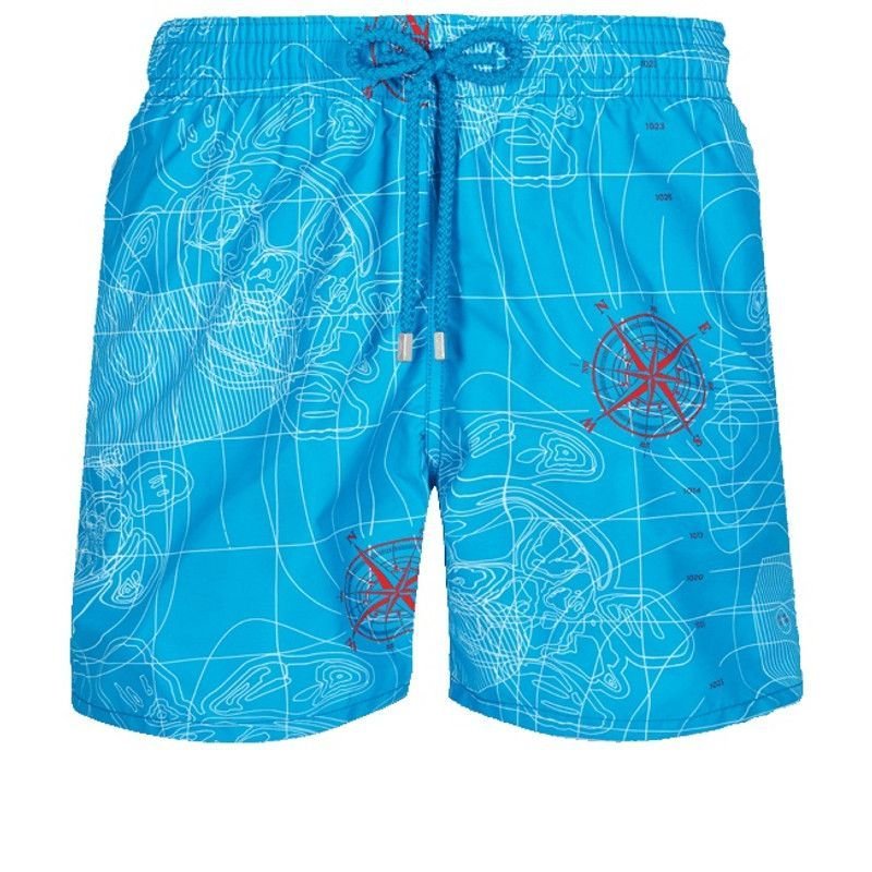 SWIM SHORTS - BLEU HAWAI