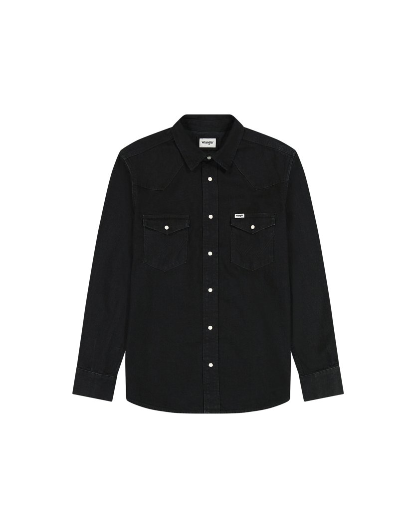 JEANS SHIRT - BLACK