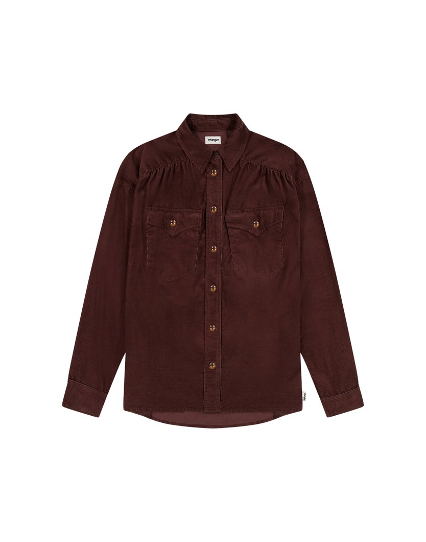 BLOUSE - BROWN