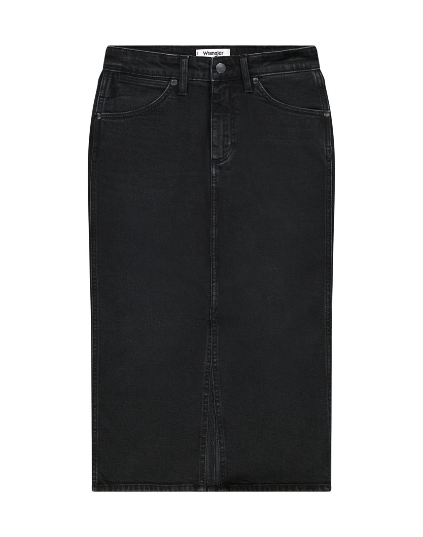 JEANS SKIRT - BLACK