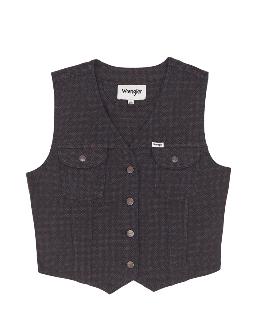 VEST - BROWN